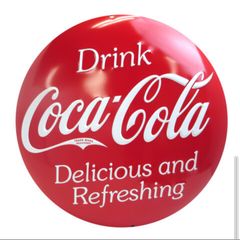 h*e様 Coca-Cola 瓶デザイン プレート 直径50cm - メルカリ