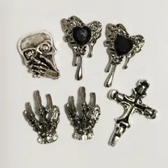 No.47　ゴシック　サブカル　ネイルパーツ　まとめ売り