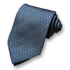 HERMES エルメス 605792HA ネクタイ シルク ブルー ビジネス ❘ フランス製