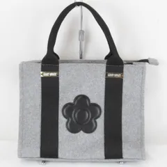 良品『USED』 マリークヮント デイジー トートバッグ フェルト グレー