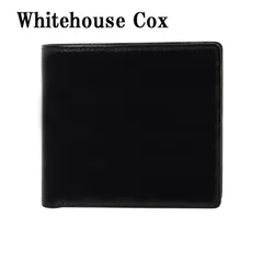 ⭐️未使用級⭐️ ホワイトハウスコックス　3FOLD PURSE 折財布　ブラック 2025年最新】WHITEHOUSE COX カラー：ブラック系 三つ折り財布の