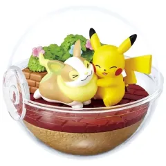【中古】食玩 トレーディングフィギュア 1.ワンパチ＆ピカチュウ 「ポケットモンスター テラリウムコレクションEX～ガラル地方編～」
