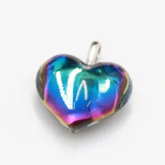 バカラ ブルー SV925 ハート型 ネックレス ペンダントトップのみ 2000000 NSK KRK