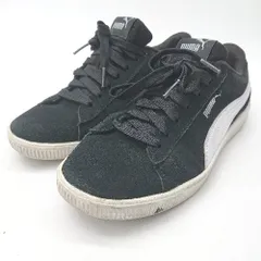 ◇ Θ PUMA プーマ シンプル系 スニーカーシューズ サイズ23.5 ブラック系 レディース メンズ E  【1507080003819】