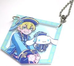 【中古】キーホルダー 松野千冬＆シナモロール 繋がるアクリルキーホルダー 「DMMスクラッチ!×ハピチャンクジ 東京リベンジャーズ×サンリオキャラクターズオンラインクジ」 C-5賞