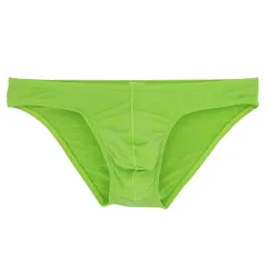 ブリーフ ショーツ メンズ ビキニブリーフ ローライズ シンプル 杢柄 セクシー サラサラ ストレッチ 立体縫製 薄手 スポーツ 黒  紫 紫 緑 青 M-3L ms-002