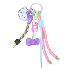 【メール便】ハローキティ キーリング ストラップチャーム ピンク サンリオ プチギフト バッグチャーム キャラクター グッズ 