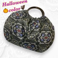 ハンドメイド】 大島紬 着物リメイク ハンド バッグ2点セット #B312