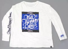 [중고] 티셔츠 (캐릭터) MAD TRIGGER CREW R4G × 힙 마이 타깅 롱 티셔츠 화이트 L 사이즈 [SHIBUYA109 × 힙 노시스 마이크 -Division Rap Battle- 109 SPRING CAMPAIGN]