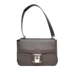 【名東】【FERRAGAMO】フェラガモ 肩掛け ハンドバッグ トート ピンクベージュ DY-21 E451 レディース その他【中古】