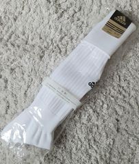 【新品】アディダス　サッカーストッキングホワイト　25～27cm