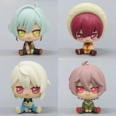 【中古】トレーディングフィギュア 全4種セット 獣憑 デフォルメフィギュア 「一番くじ アイドリッシュセブン 妖万華鏡 空虚咎送り -弐-」 D賞