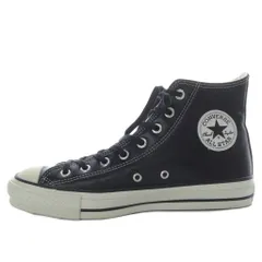 コンバース CONVERSE BEAMS LEATHER ALL STAR J HI スニーカー ハイカット US8.5 ブラック /YO8 ■AD