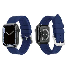 [42/44/45/49mm/ネイビーブルー]Apple Watch バンド