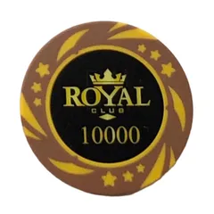 {送料込}W&Berry ROYALポーカーチップ カジノ コイン テキサスホールデム (20枚セット 10000点)