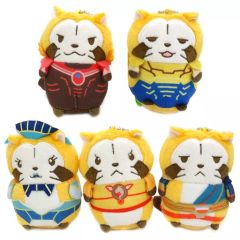 [중고]키 홀더 마스코트(캐릭터) B세트 쿠푸리 마스코트 클리너 DX [극장판 TIGER & BUNNY -The Rising-×아라이구마 라스칼] 프리미엄 반다이 한정