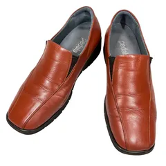 【美品】ペダラ (25.5) スリッポン スニーカー 運動靴 ウォーキングシューズ コンフォート 希少カラー