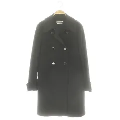 フォクシーニューヨーク FOXEY NEW YORK コレクション 4WAYダブルフェイストレンチコート 38 M 黒 ブラック /KO ■OSのサムネイル