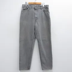 W34/古着 ジーンズ Levis リーバイス 550 メンズ 90s コットン グレー デニム spe 25may14 中古 ボトムス ジーパン Gパン ロング パンツ