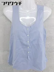 ◇ ◎ MACPHEE マカフィー TOMORROWLAND ノースリーブ カットソー ブルー レディース 【中古】 【1002802290855】のサムネイル