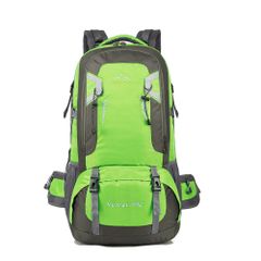 ☆ Green ☆ Large Capacity Backpack for Outdoor Activities pmy801 Hiking Backpack, 60L Capacity, for Women and Men, Backpack for Mountain Climbing, Hiking, Mountain Girl, Rucksack, Stylish Bag, Travel, Training Camp, Emergency Backpack, Outdoor