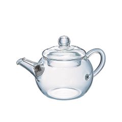 HARIO(ハリオ) アジアン急須 丸型 実用容量180ml 耐熱ガラス ティーポット QSM-1