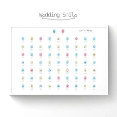 ウェディングスマイル 結婚証明書 ゲストブック　選べるオプション全5種類 A4 B4 A3サイズ