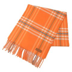 エルメス HERMES マフラー カシミヤ オレンジ 中古 新入荷 HE1036