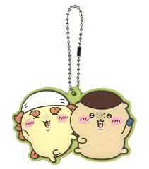 【中古】キーホルダー シーサー＆くりまんじゅう/チャーム ラバーコレクション 「一番くじ ちいかわ ～みんなでラーメン～」 G賞
