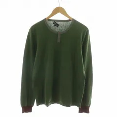 アニエスベーオム Agnes b. homme ニット セーター 長袖 カシミヤ混 プルオーバー 2 グリーン 6017LI58 /NQのサムネイル