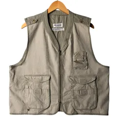 か*ん様 80s Columbia フィッシングベスト L 80s Columbiaコロンビア フィッシングベスト グレーベージュ L