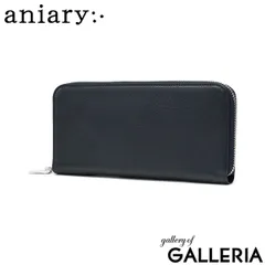 正規取扱店 アニアリ 長財布 aniary Shrink Leather シュリンクレザー ラウンドL 大容量 小銭入れあり メンズ レディース 日本製 07-20019 Navyのサムネイル
