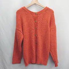 ◇ ⊇ classicalelf クラシカルエルフ 長袖 ニットカーディガン サイズS オレンジ レディース E  【1411280032022】