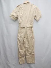 ◇ ⊂ THROW by SLY Sサイズ相当 半袖 サロペット　ジャンプスーツ サイズ1 ベージュ系 レディース E  【1504210009413】