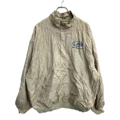 NORTH END ナイロンジャケット XLサイズ ノースエンド ハーフジップ プルオーバー ベージュ ポリエステル 古着卸 アメリカ仕入 t2411-4176