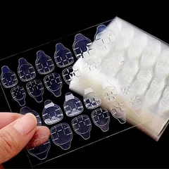 COLORBIRD ネイルチップ 接着剤 両面テープ グルー グミ 粘着グミ 粘着剤 強力 付け爪 ネイルアート ツケ爪(10枚)