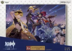 【中古】アクリルスタンド・アクリルパネル 集合/横 ビッグアクリルボード 「タイトーくじ本舗 原神」 A賞