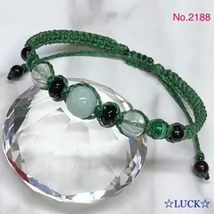 No.2188《翡翠&フローライト&マラカイト&オニキス》ビリジアン　ブレス