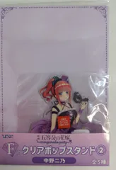 五等分の花嫁　ひこくじ　アクリルスタンド　クリアポップスタンド　まとめ売り 映画五等分の花嫁 ひこくじ F賞 クリアポップスタンド 中野三玖