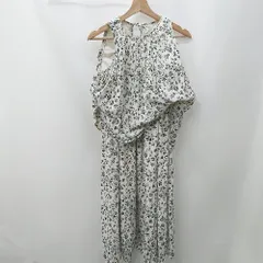 ◇ ⊂ Mila Owen ミラ オーウェン 総柄 ロング セットアップ サイズ1 ホワイト系 レディース E  【1506130010081】