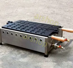 業務用ミニたい焼き器　3連　30匹　LPガス　屋台　祭り　店舗用 067360.jpg?fitin=357:357