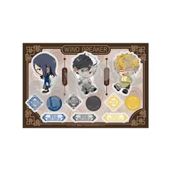 【新品・公式】WIND BREAKER ステッカー 桜 遥&杉下 京太郎&楡井 秋彦 MINI CHINA ver. 公式グッズ colleize