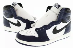 ナイキ NIKE AIR JORDAN 1 RETRO HIGH OG Midnight Navy エアジョーダン1 ハイ DZ5485-401 26.5 ミッドナイトネイビー ブランド古着ベクトル 中古▲■250330