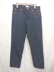 ◇ Θ coen コーエン テーパード ジーンズ デニム パンツ サイズL ネイビー系 レディース E  【1506250010046】