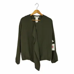 マックスマーラ MAX MARA イタリア製 白タグ ノーカラー シルクジャケット レディース JPN：38 のサムネイル