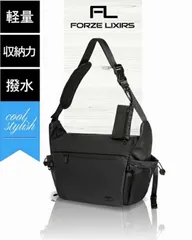 FORZE LIXIRS ワンショルダーバッグ　撥水　ユニセックス　ブラック