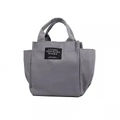 ★即日発送★SEYIXU ミニトートバッグ レディース キャンバストートバッグ 小さめ大人 かわいい おしゃれ 軽量 機能的 使いやすい ランチバッグ 通勤 かばん マザーズバッグ 手提げバッグ (B/グレー)