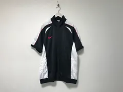 美品本物ナイキNIKEジャージロゴ刺繍ジップ半袖TシャツメンズサーフアメカジミリタリーストリートスケーターワークスポーツビジネススーツモードゴルフドレスバイカーバンTインナーロックXXL黒ブラック白ホワイト2XL