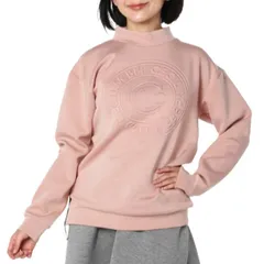 【CECIL McBEE green】エンボスロゴ モックネックスウェット（ﾋﾟﾝｸ）《Mサイズ》  M362