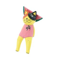 お座りフルーツ猫　すいか
